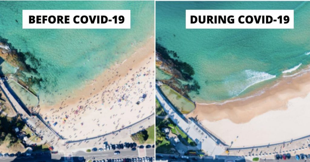 Bondi Beach During Lockdown 2020