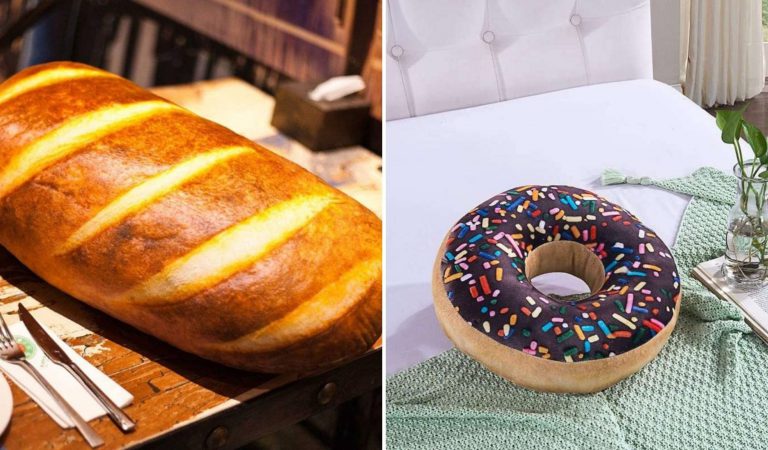 15 Drool-Worthy Pillows For Anyone Who Loves Food And Naps!