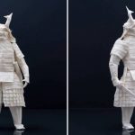 Artist Spends 3 Months To Create A Detailed Origami Samurai From A Single Sheet Of Paper FI