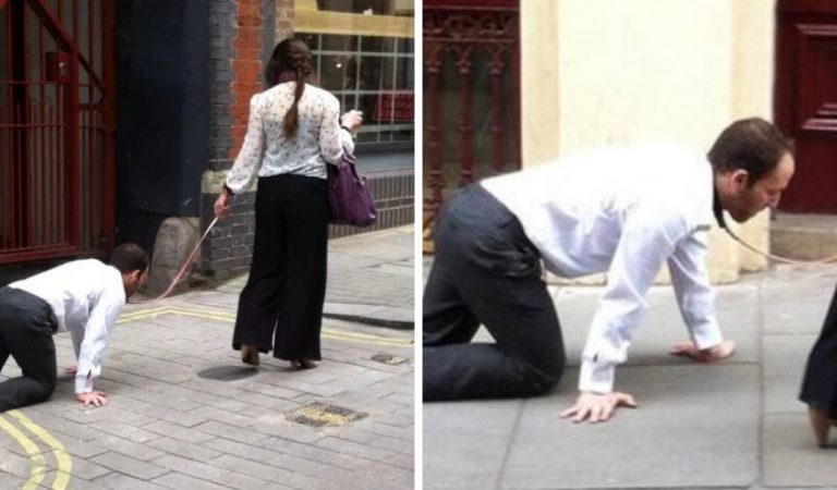 Canadian Couple Gets Fined $1500 Each After Wife Walks Husband On Leash