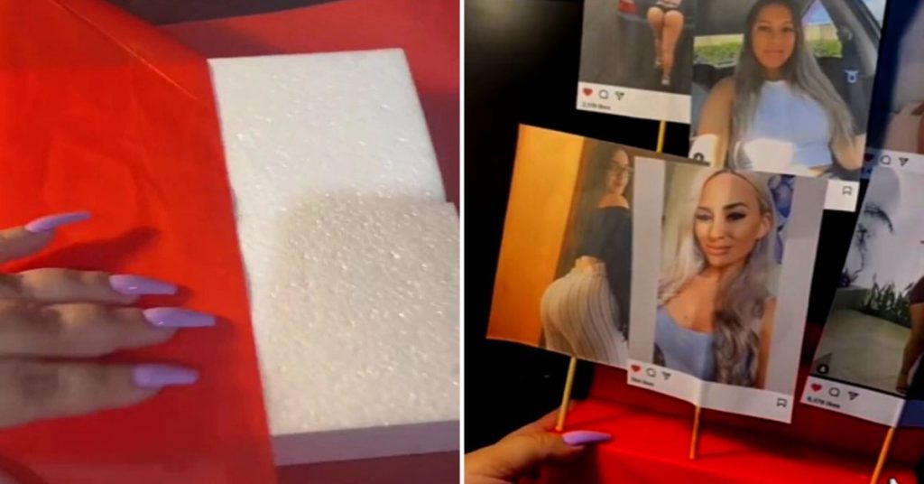 Wife Gifts Husband Pictures Of All Of The Women He's Liked On Insta For Valentine's Day FI