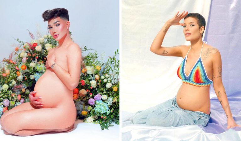 Fans Lash Out At James Charles For His Fake Pregnancy Photoshoot Inspired By Halsey