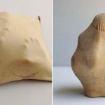 These Wood Sculptures Are Carved To Make It Look Like Someone Is Trapped FI